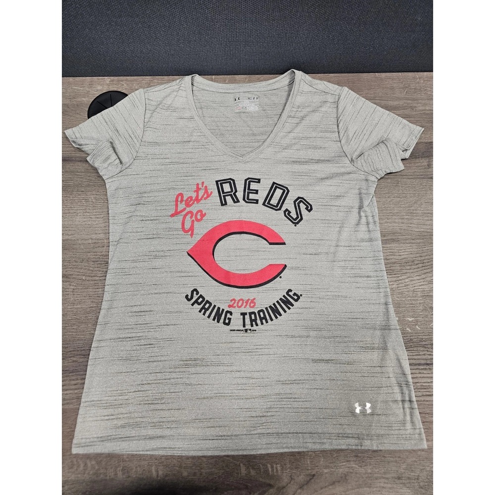Under Armour Cincinnati Reds Spring Training 2016 Womens Loose T-shirt Medium M